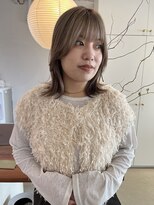 ライン(LINE)&nbsp;顔周りカット/ミルクティーベージュ/バイカルテ