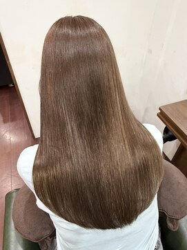 ワンラベストヘアオルシェット(One Lovest Hair olchette) 大人柔らか中明度ナチュラルベージュロング