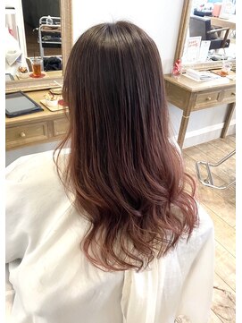 ピンクグラデーション