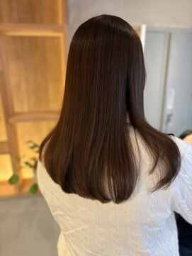 【極上の髪質改善】オリーブベージュカラー