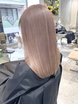 サンクプロジェクト(cinq PROJECT) 原宿韓国顔まわりミルクティーベージュミルクティーグレージュ