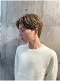 ナチュラルセンターパート×ハイトーン