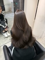 ルル(Lulu)&nbsp;梅田/ブラウン/ベージュ/レイヤー/前髪カット/縮毛矯正/髪質改善
