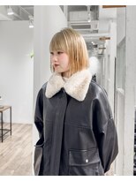 ゴウトゥデイ 横須賀店(GO TODAY)&nbsp;切りっぱなしボブ / ブロンドボブ