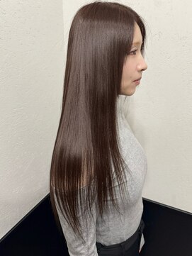 ラグナ(LAGUNA) ミルクティーブラウン/髪質改善/ブリーチなし/ロング/20代/30代