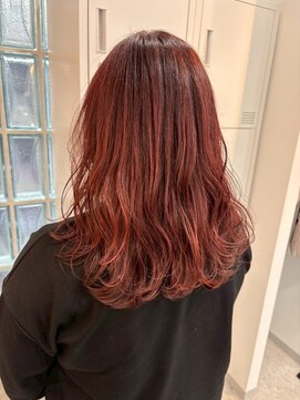 ナウアズ(now as.) ハイライト×pinkcolor【吉野】【明石駅3分now as.】