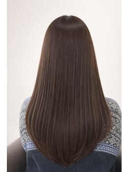ブラウン(Brown)の写真/《天文館》うねり・パサつきが気になる方にオススメ！自然なストレートで扱いやすい美髪へと導きます☆