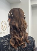イベントヘアセット　お呼ばれセット　結婚式セット