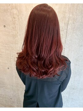 ロッカヘアエジェ(ROCCA hair eje.) 【艶髪】カシスレッドレイヤー