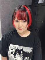 ラルガ 黒崎(Raruga) ウルフカット×ブリーチデザインカラー