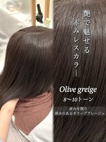 ジーナ サンシャイン通り池袋(Zina) 暗くても透ける 透明感グレージュカラー
