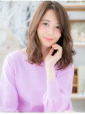 ■mod's上尾101★■センターパートかわいいガ-リ‐小顔カール
