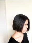 切りっぱなしボブ♪