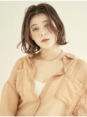 センターパート/ケアブリーチ/韓国風巻き/ボブ【新宿/西新宿】