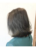 ふんわり外はねボブ