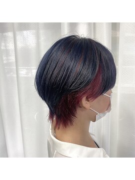 ゴート(GOAT) ネイビーブルー/インナーカラー/ブリーチカラー