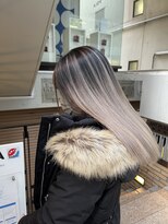 ラフ(LAFF)&nbsp;#黒髪#ボブルフ#ネビージュ#小顔#ワンレン