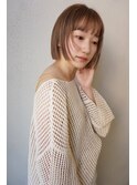 【buZonブゾン】顔まわりレイヤー×ハイトーンミニボブ