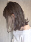 ミントベージュインナーカラー_大人ガーリー_ba153763