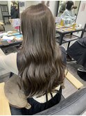 ブリーチなしグレージュ