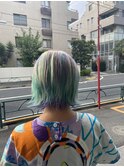 グリーン×パープル
