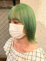 マジコ 下北沢本店(Magico) ダブルカラーペールグリーンカラーケアブリーチハイトーン下北沢