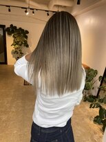 メリー オオサカ(Merly Osaka)&nbsp;くすませすぎないベージュバレイヤージュ_brown beige_