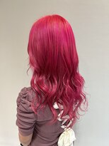 ヘアーアンドメイク アンジュ 中野店(Hair&Make ange)&nbsp;double collar × vivid pink