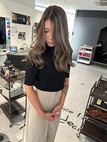 キング 梅田(K!ng)&nbsp;【梅田】ハイライトカラーホワイトハイライト髪質改善カラー