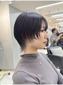 メンズライク/クール/ナチュラルショートウルフ/インナーカラー