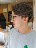 ヒート トウキョウ 目黒店(HEAT TOKYO)&nbsp;ツイスパセンターパートマッシュ波巻きダウンパーマメンズ目黒