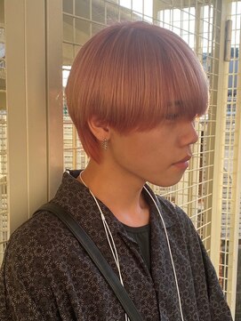 エルマーク 梅田(L-MARK) ダブルカラーブリーチケアブリーチミルクティーリタッチシルバー