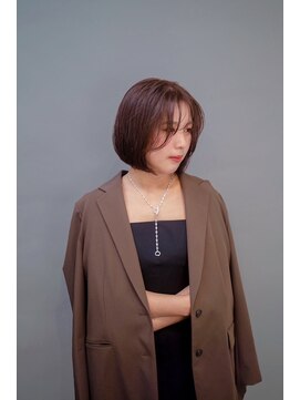 スラップ ヤノメ(SLAP YANOME) 切りっぱなし丸みボブ