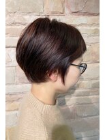 マイヘアイズグッド(My Hair is Good)&nbsp;ピンクショートボブ/ショートヘア/ボブ/今泉/白髪ぼかし/白髪