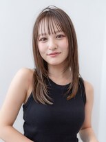 韓国レイヤーフェイスレイヤー似合わせカットナチュラルカラー