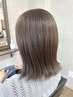 カット＋透明感/艶カラー(イルミナカラーなど）￥11500