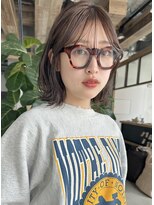 ディッセンバー 神宮前(December)&nbsp;寒色ベージュ/顔まわりレイヤー/ボブ