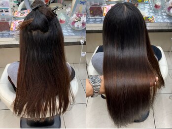 美容室 ハース(HAAS)の写真/【小牧/縮毛矯正】リピーター続出！技術のクオリティ◎仕上がり◎本気で髪質改善したい方にオススメ！