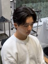 ゼスト リル 新宿(ZEST lill)&nbsp;ニュアンスパーマ 毛流れパーマ メンズパーマ 新宿