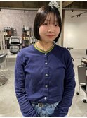 あごラインボブ