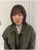 【YOKE】オレンジブラウン暖色カラーレイヤーボブ顔周りレイヤー