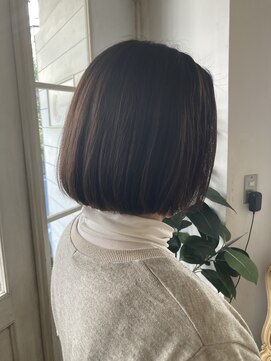 アミュレ(Amule) 似合わせカット顎ラインボブ内巻きボブ美シルエット耳かけボブ