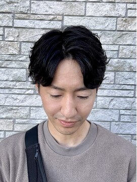 リット(lit.) フェザーパーマ　ツーブロック　20代30代