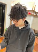 イケおじパーマ#渋谷#髪質改善カラー#レイヤーカット
