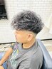 【オススメ！！】カット+メンズデザインパーマ+メッシュ　15000円