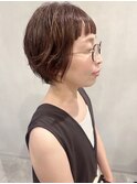【shima】くせをいかしたショートボブ
