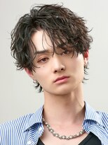 オーシャントーキョー 原宿(OCEAN TOKYO) 波巻きパーマメンズツイストスパイラルパーマセンターパート