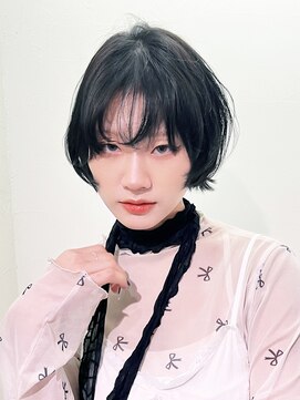 アルバム 新宿(ALBUM SHINJUKU) おくれ毛グレージュ前髪カットショート_F30554