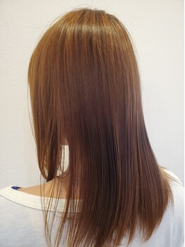 オラボ(olabo)の写真/毛先まで手触りなめらかな髪質へ改善◎思わず触れたくなるナチュラルな艶感で憧れのスタイルへ♪