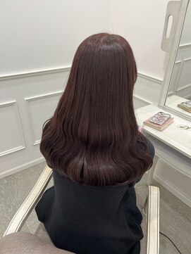 リルミー(Lilme) ブリーチなし＊艶感たっぷりチョコレートピンク＊新井